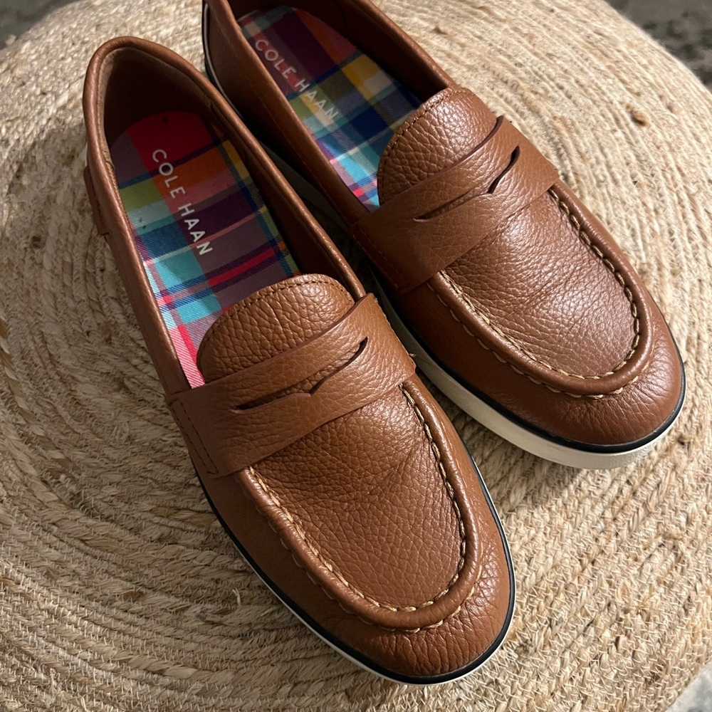 Cole Haan Brown Classic Leather Flats